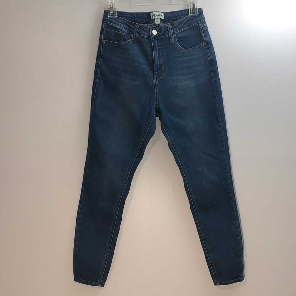 Abound High Rise Skinny Dark Blue Jeans Size 27